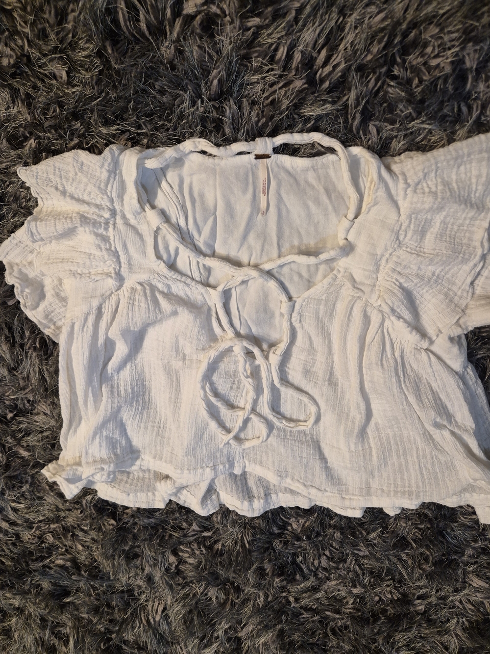 Free People Endless Summer Island Angel Gauze Top - Picture 4 of 6